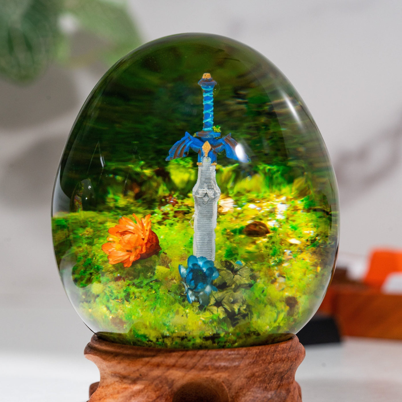 Zelda Master Sword Resin Egg Lamp, Night Light