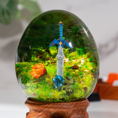 Zelda Master Sword Resin Egg Lamp, Night Light