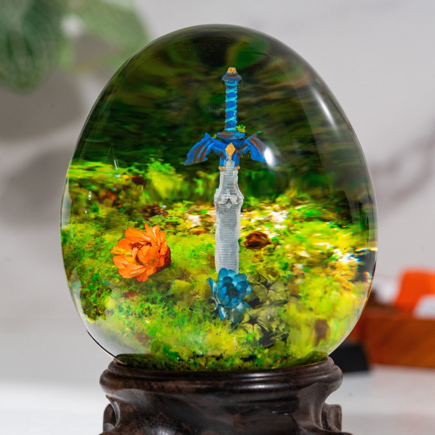 Zelda Master Sword Resin Egg Lamp, Night Light