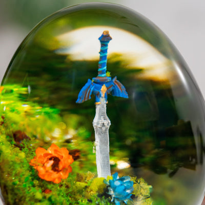 Zelda Master Sword Resin Egg Lamp, Night Light