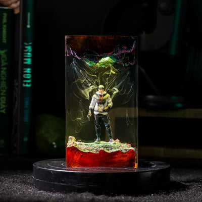 Valorant Yoru Epoxy Resin Lamp, Night Light