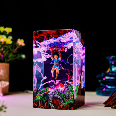 Zelda Link Fly Epoxy Resin Lamp, Night Light