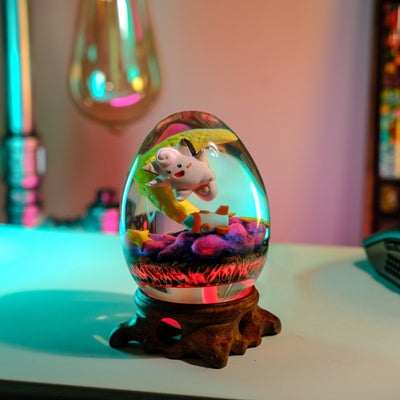 Pokemon Clefairy Resin Egg Lamp, Night Light