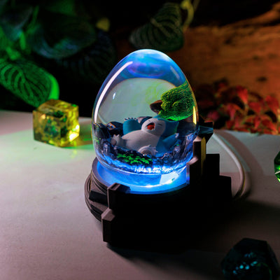 Pokemon Snolax Epoxy Resin Egg Lamp, Night Light