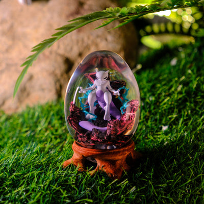 Pokemon Mewtwo Resin Egg Lamp, Night Light