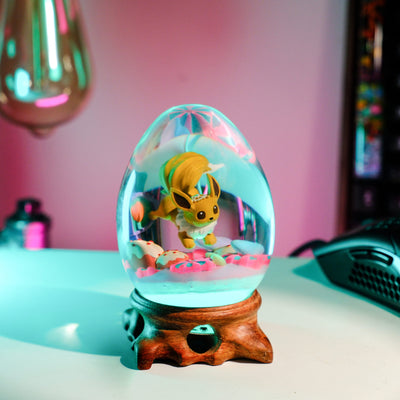 Pokemon Eevee Epoxy Resin Egg Lamp, Night Light