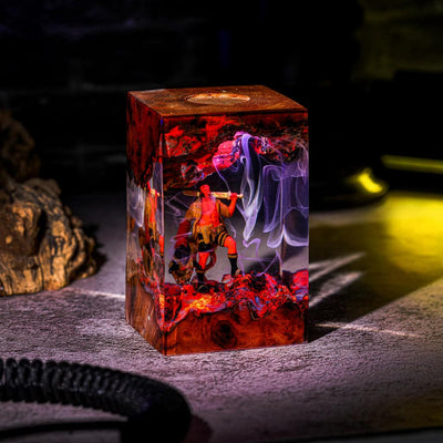Hellboy Epoxy Resin Lamp, Night Light