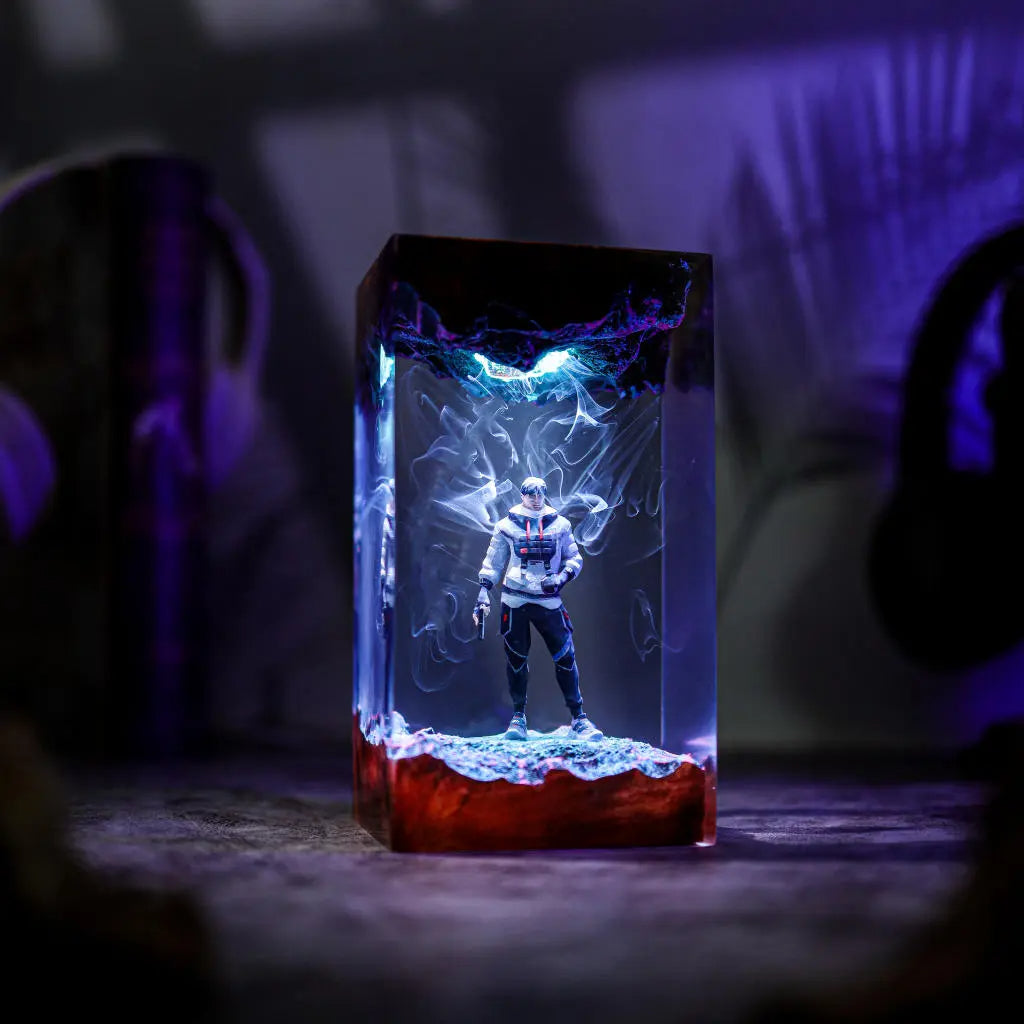 Valorant Yoru Epoxy Resin Lamp, Night Light