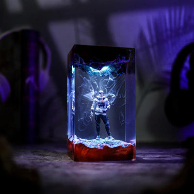 Valorant Yoru Epoxy Resin Lamp, Night Light