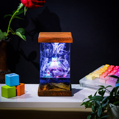 Pokemon Snorlax Epoxy Resin Lamp, Night Light