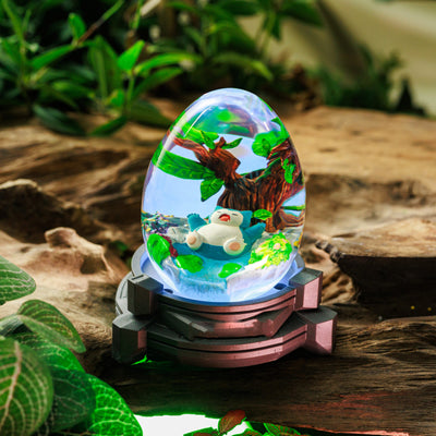 Pokemon Snolax Epoxy Resin Egg Lamp, Night Light