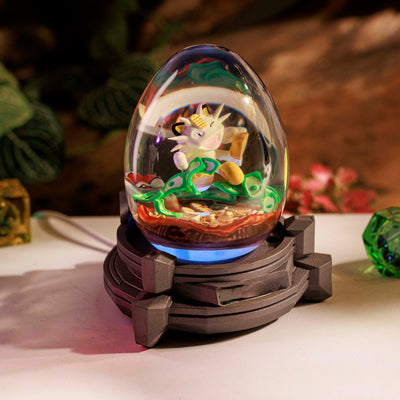 Pokemon Meowth Resin Egg Lamp, Night Light
