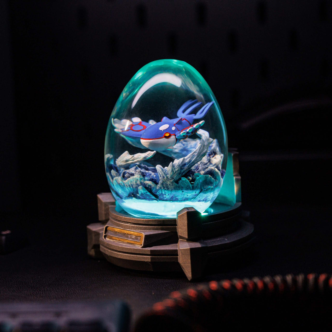 Pokemon Kyogre Resin Egg Lamp, Night Light