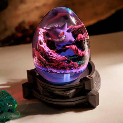 Pokemon Gengar Epoxy Resin Egg Lamp, Night Light
