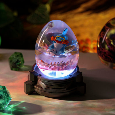 Pokemon Mudpik Epoxy Resin Egg Lamp, Night Light
