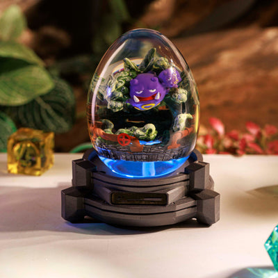 Pokemon Weezing Epoxy Resin Egg Lamp, Night Light