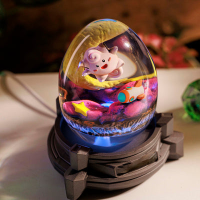 Pokemon Clefairy Resin Egg Lamp, Night Light
