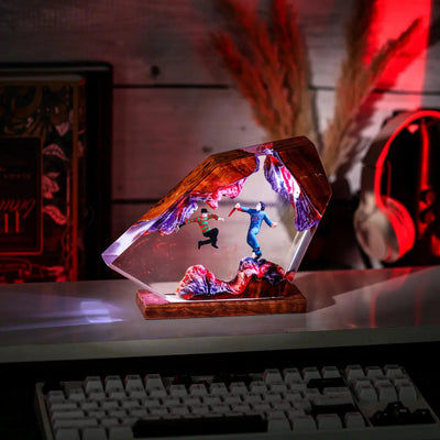 Halloween Horror Epoxy Resin Lamp, Night Light