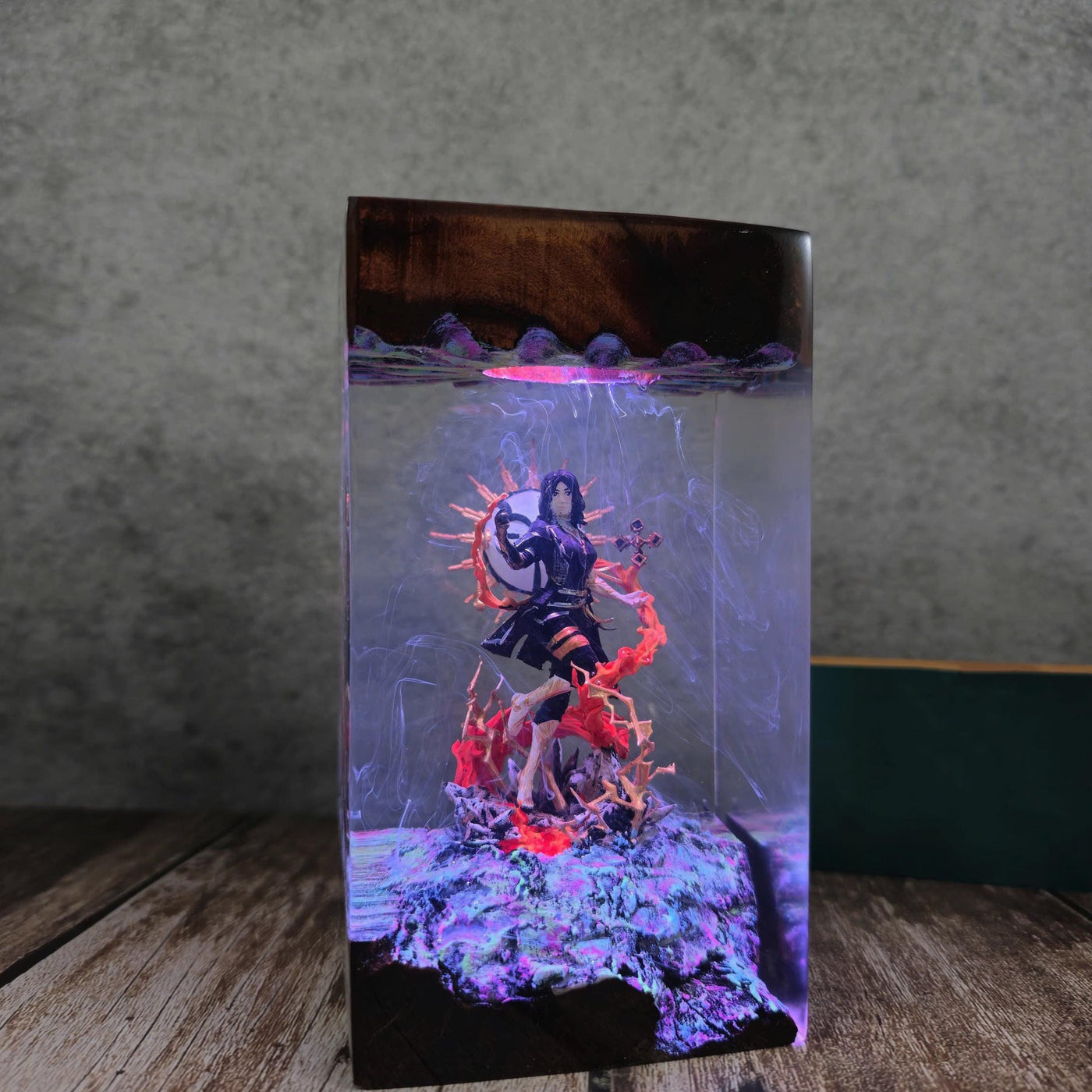 Clair Obscur Expedition 33 Lune Epoxy Resin Lamp, Night Light