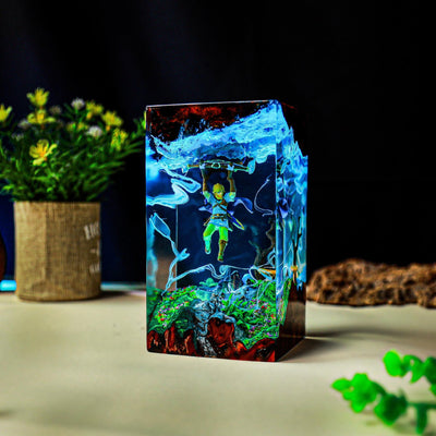 Zelda Link Fly Epoxy Resin Lamp, Night Light