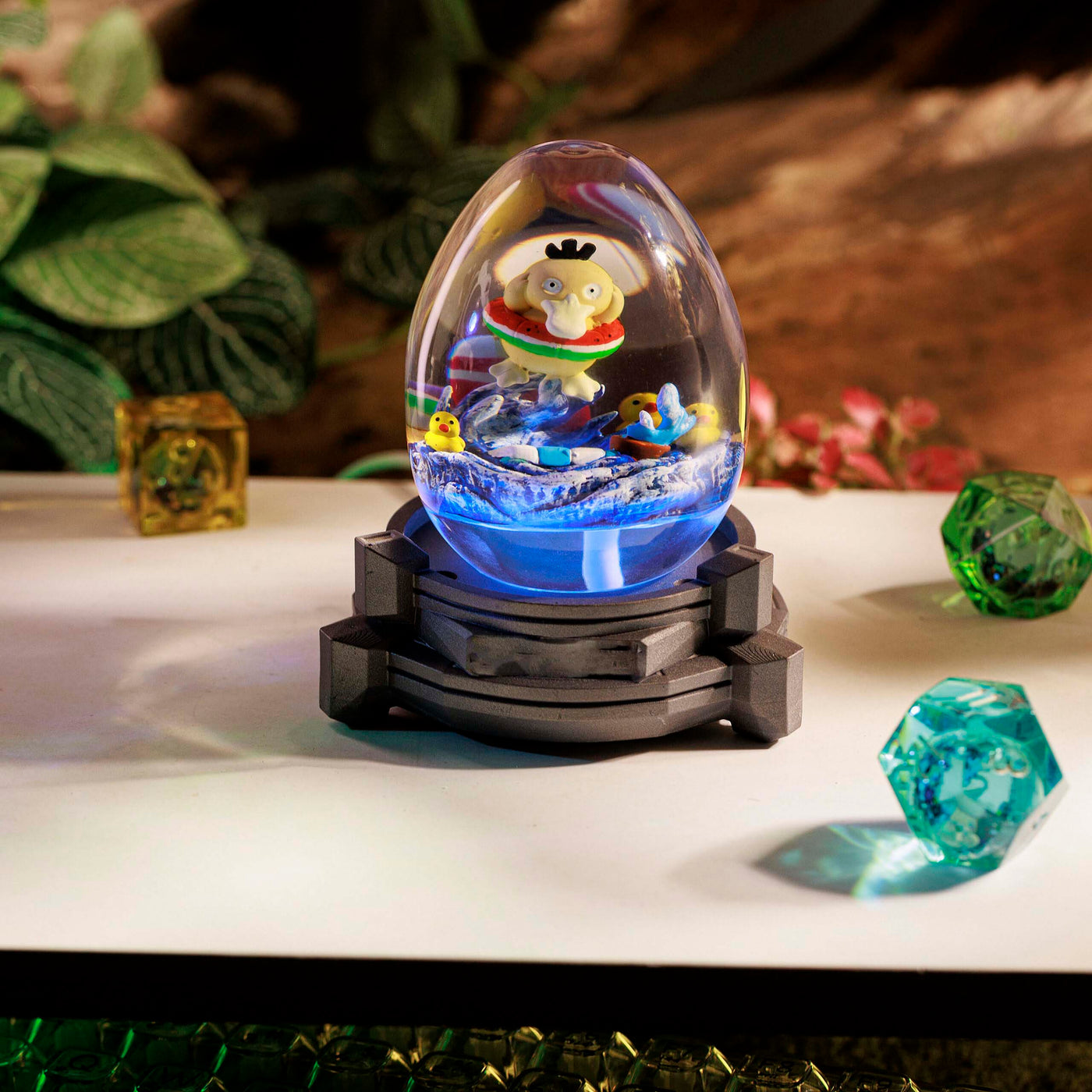 Pokemon Psyduck Epoxy Resin Egg Lamp, Night Light