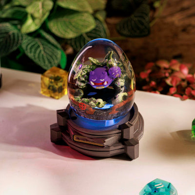 Pokemon Weezing Epoxy Resin Egg Lamp, Night Light