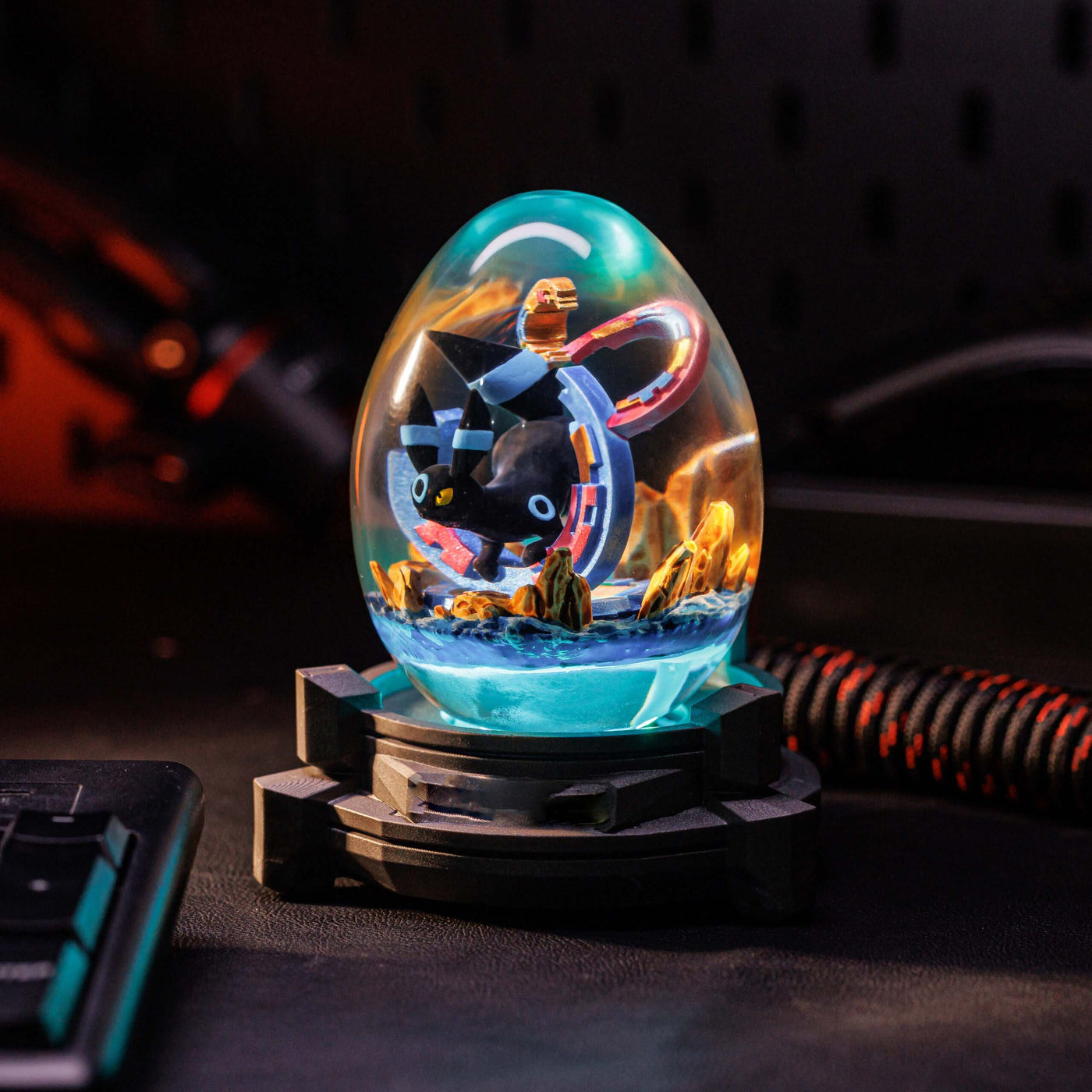 Pokemon Umbreon Resin Egg Lamp, Night Light