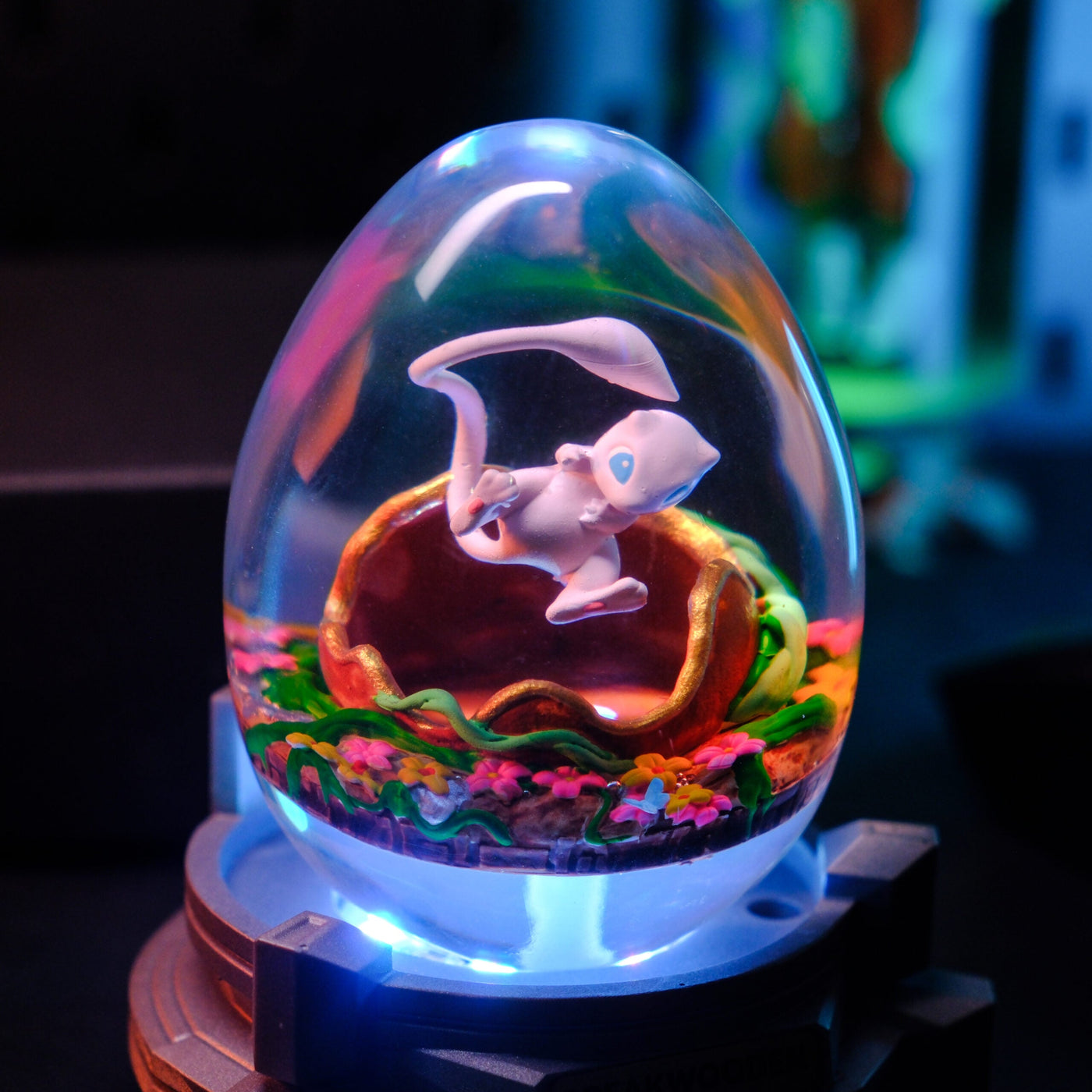 Pokemon Mew Resin Egg Lamp, Night Light