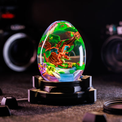Pokemon Charizard Epoxy Resin Egg Lamp, Night Light
