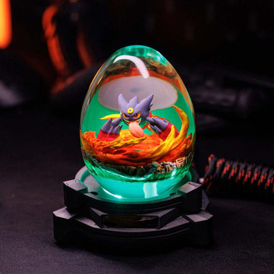 Pokemon Mega Gengar Resin Egg Lamp, Night Light