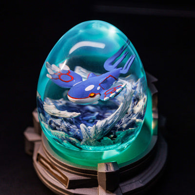 Pokemon Kyogre Resin Egg Lamp, Night Light