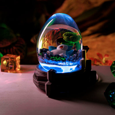 Pokemon Snolax Epoxy Resin Egg Lamp, Night Light