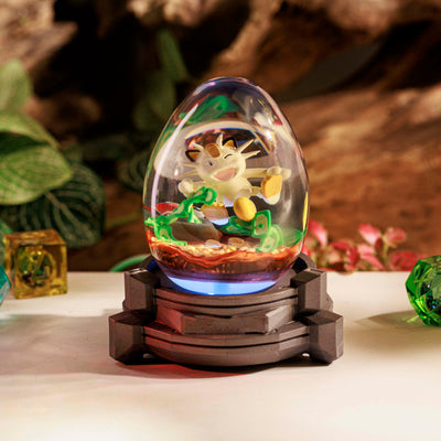 Pokemon Meowth Resin Egg Lamp, Night Light