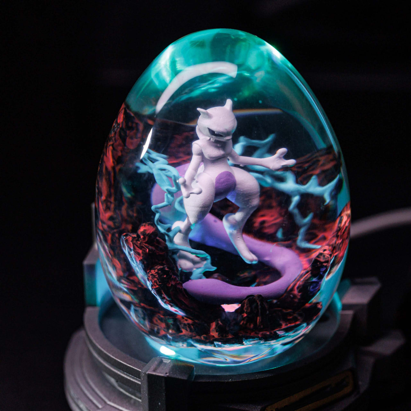 Pokemon Mewtwo Resin Egg Lamp, Night Light