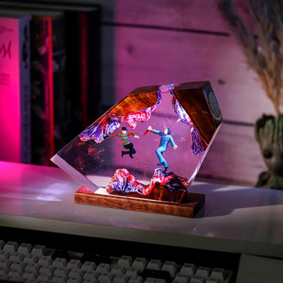 Halloween Horror Epoxy Resin Lamp, Night Light