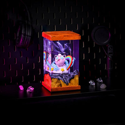 Pokemon Jigglypuff Epoxy Resin Lamp, Night Light