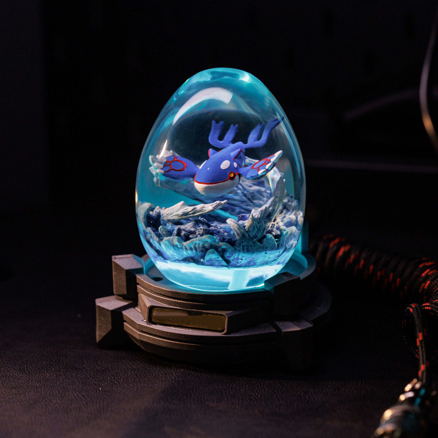 Pokemon Kyogre Resin Egg Lamp, Night Light