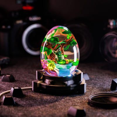 Zelda Korok Epoxy Resin Egg Lamp, Night Light