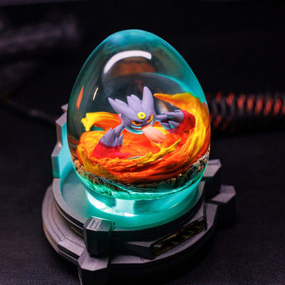 Pokemon Mega Gengar Resin Egg Lamp, Night Light