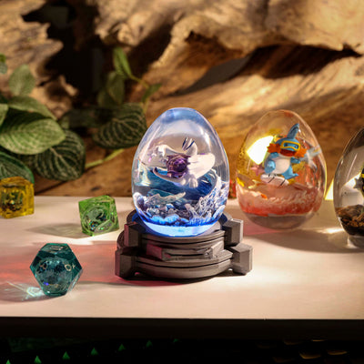 Pokemon Lugia Epoxy Resin Egg Lamp, Night Light