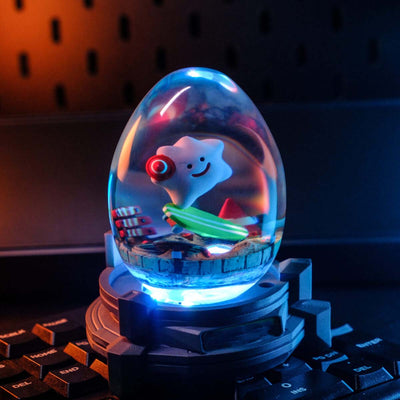 Pokemon Ditto Metamon Resin Egg Lamp, Night Light