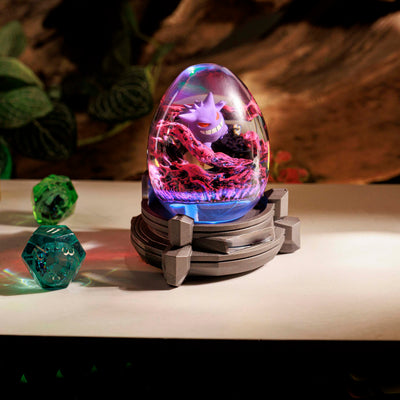 Pokemon Gengar Epoxy Resin Egg Lamp, Night Light