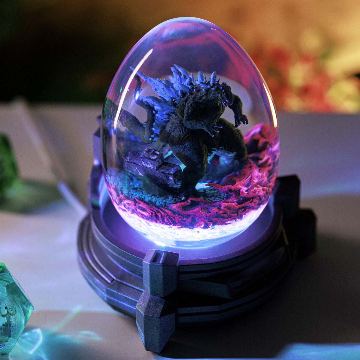 Gozilla Epoxy Resin Egg Lamp, Night Light