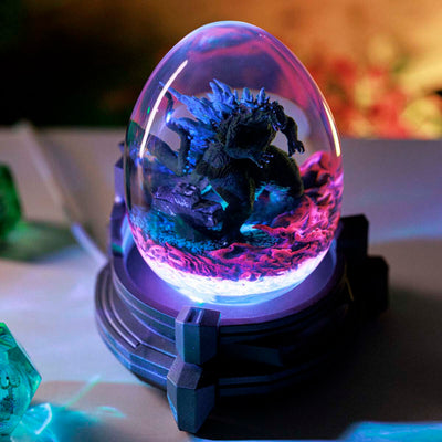 Gozilla Epoxy Resin Egg Lamp, Night Light