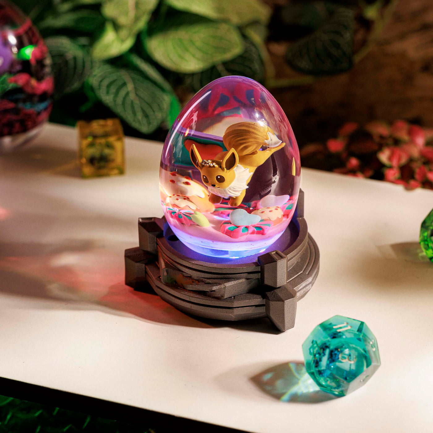 Pokemon Eevee Epoxy Resin Egg Lamp, Night Light