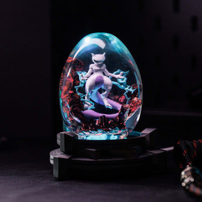 Pokemon Mewtwo Resin Egg Lamp, Night Light