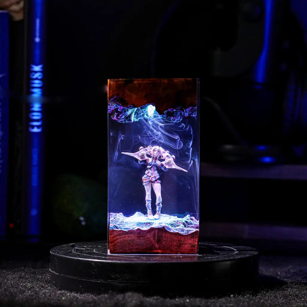 Briar League of Legends Epoxy Resin Lamp, Night Light