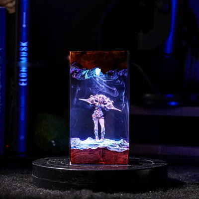 Briar League of Legends Epoxy Resin Lamp, Night Light