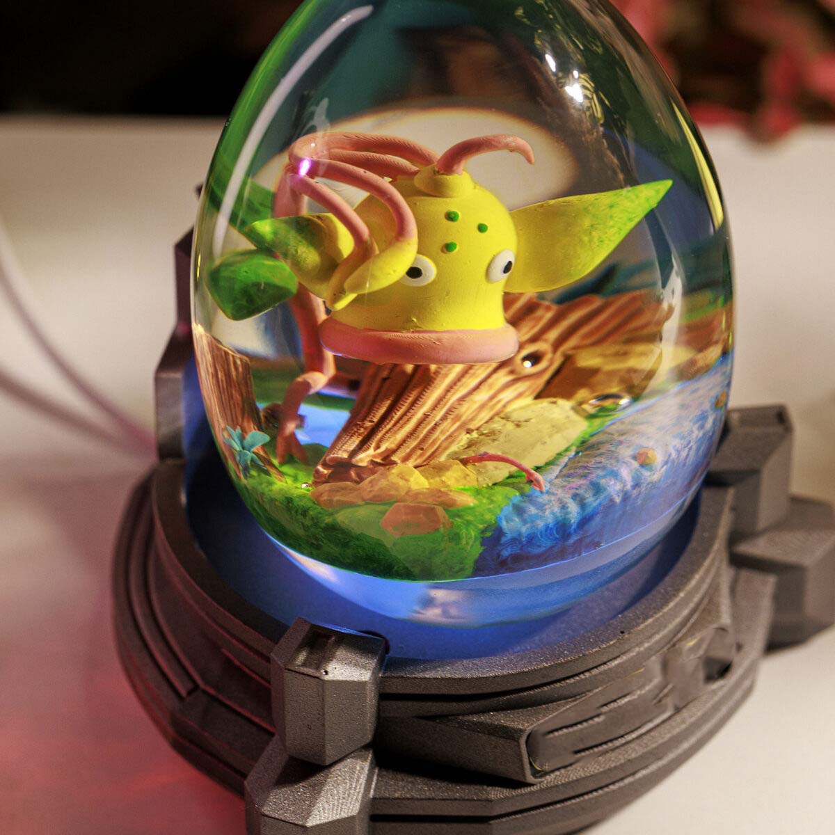 Pokemon Weepinbell Epoxy Resin Egg Lamp, Night Light