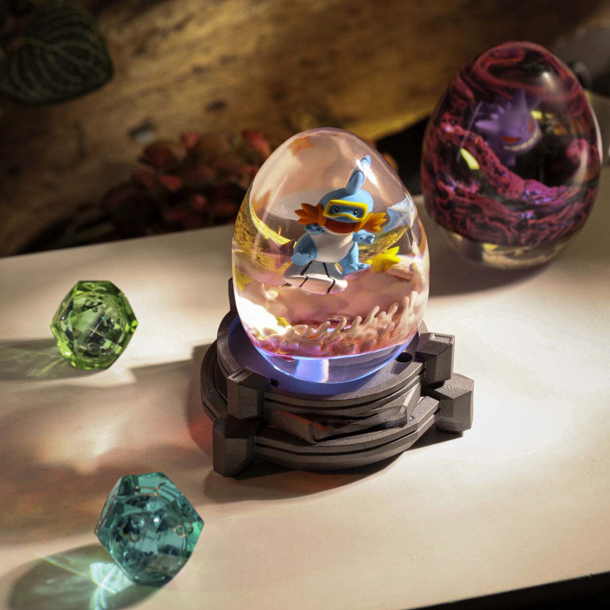 Pokemon Mudpik Epoxy Resin Egg Lamp, Night Light